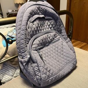Vera Bradley backpack grayish-blue quilted